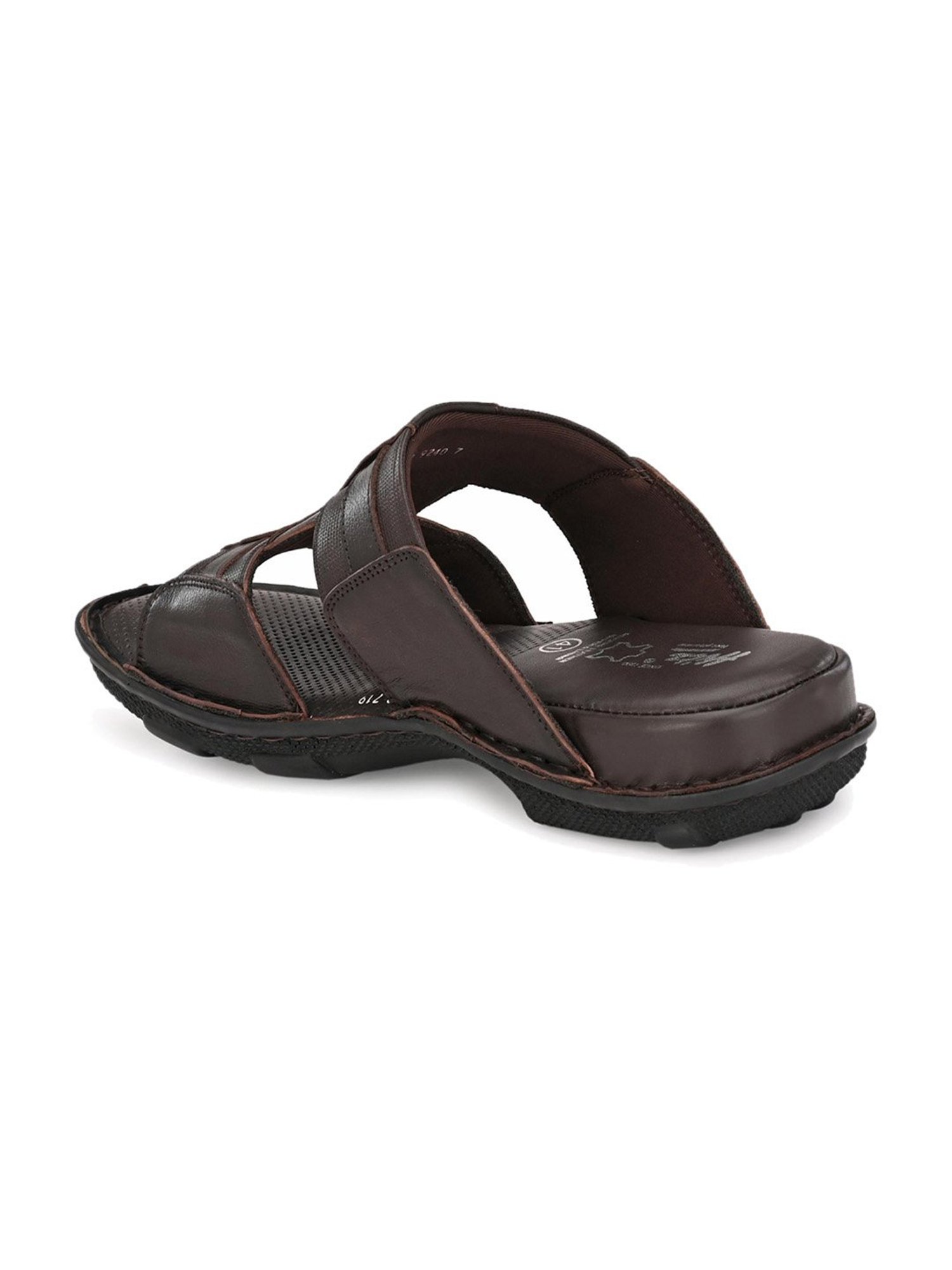 Hitz Men's Brown Casual Sandals
