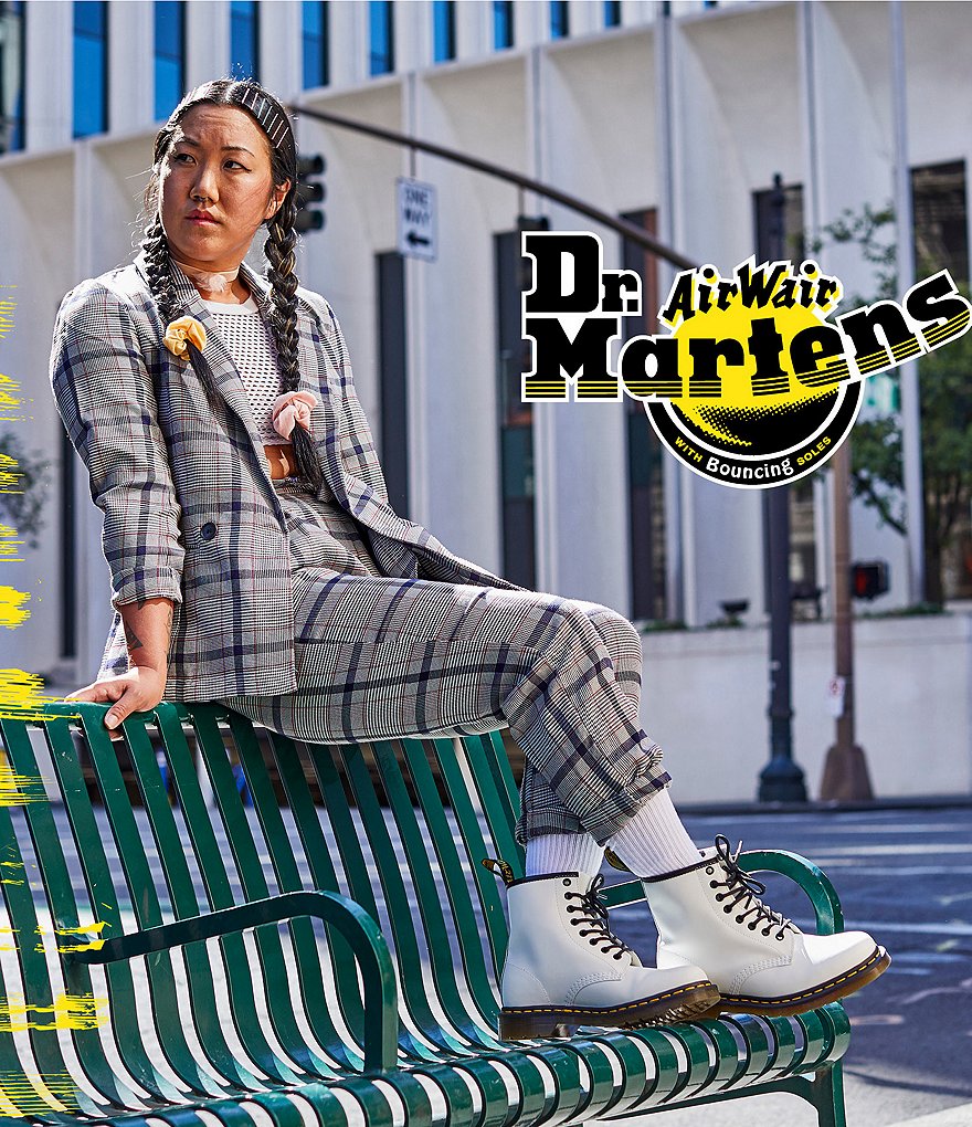 Dr. Martens Women's 1460 Smooth Leather Combat Boots