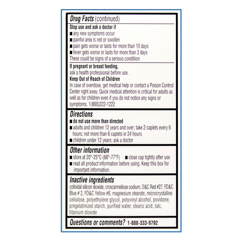 ValuMeds Tension Headache Relief Caplets - Acetaminophen - 24ct
