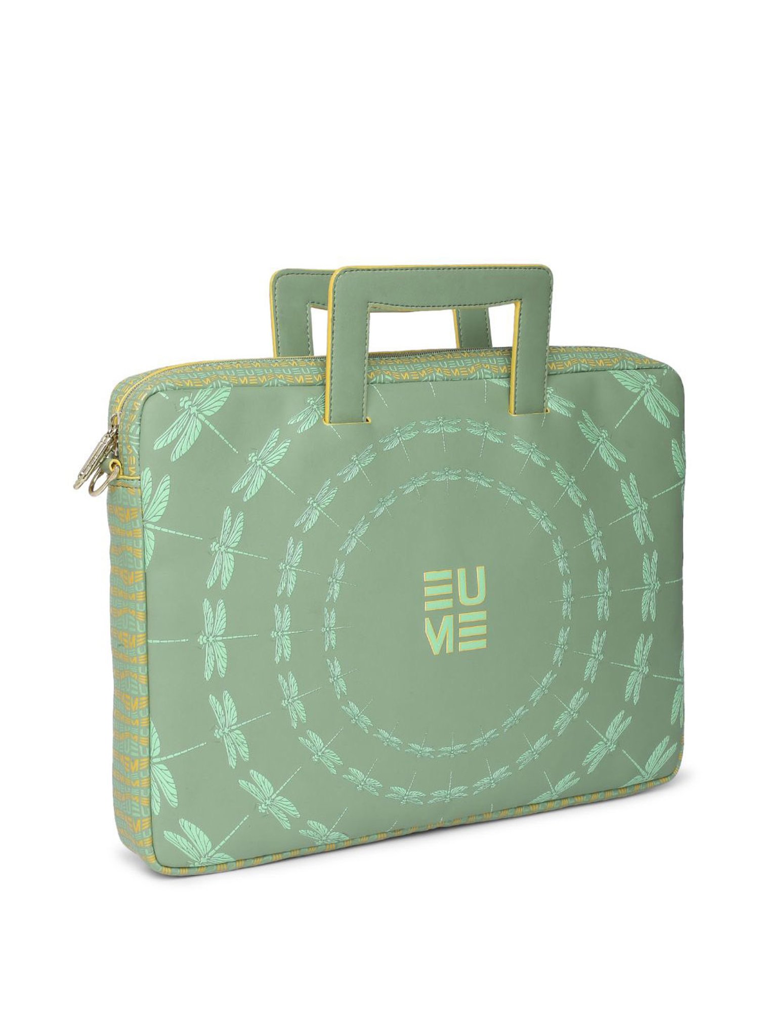 Baggit Brown PVC Solid Laptop Messenger Bag