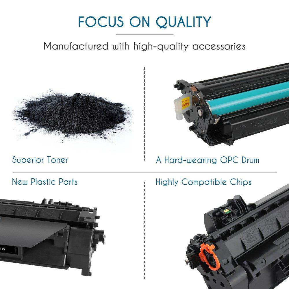 Allwork Compatible HP 80A CF280A 05A CE505A Toner Cartridge use for HP Laserjet P2035 P2055x P2055dn P2055d P2035n, HP Laserjet Pro 400 M401 M425 (Black, 1-Pack)