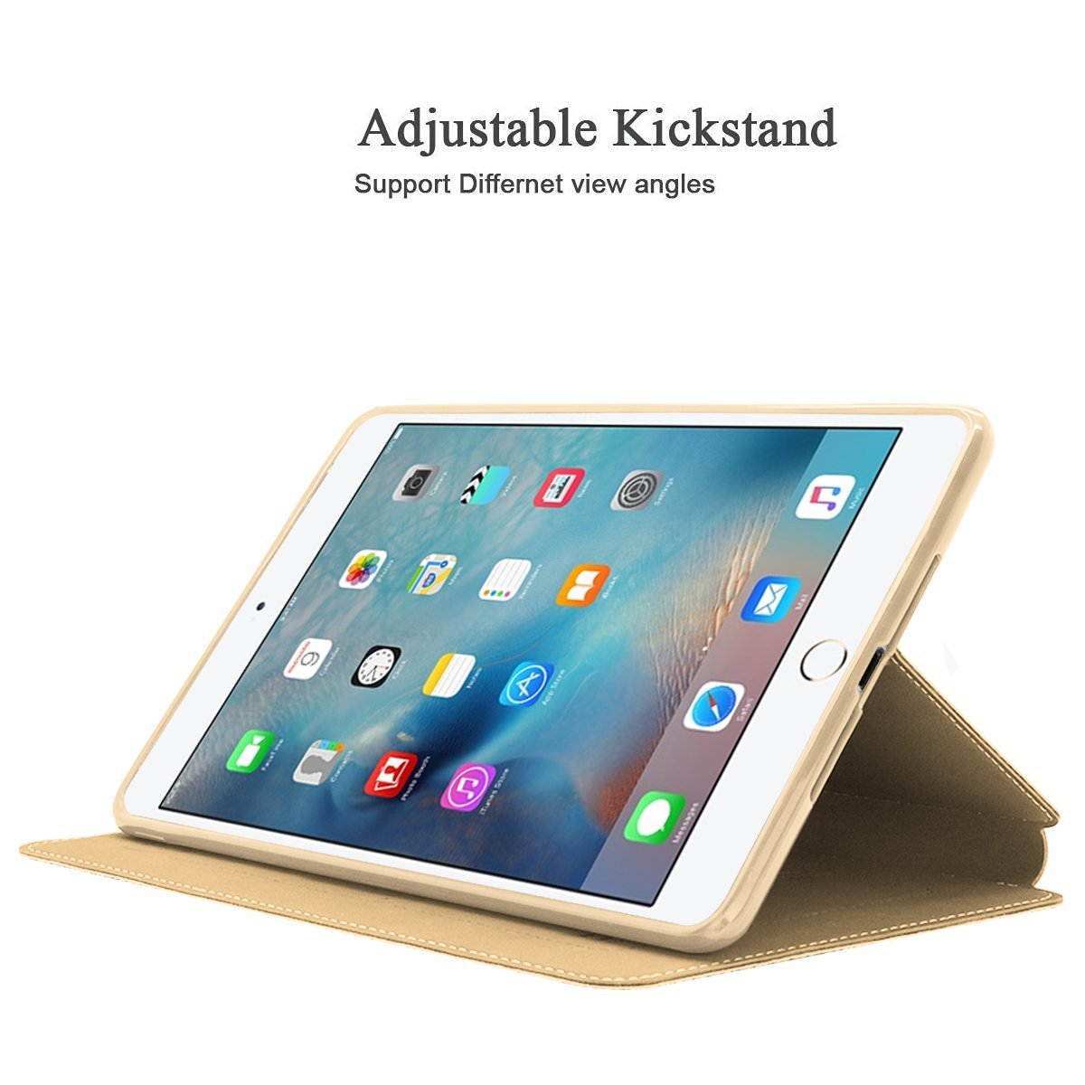 Mignova iPad Air 2 Case - Slim Fit Leather Folio Smart Case Cover with Auto Sleep / Wake Feature for Apple iPad Air 2 (iPad 6) 2014 Model