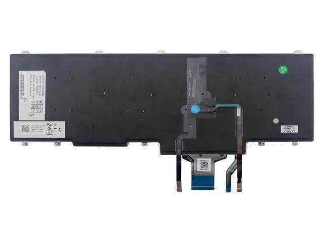 Laptop Backlit Keyboard for Dell PK1313M3B05 MP-13P53U4J698 0TF5M0 US Layout Black Color