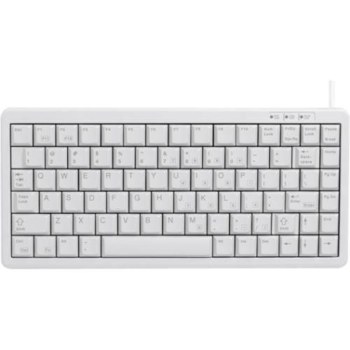 Zf G84-4100Lcmus-0 11-Ultraslim Kbd,Us Reduced 86 Pos Key,Usb & Ps/2, Grey