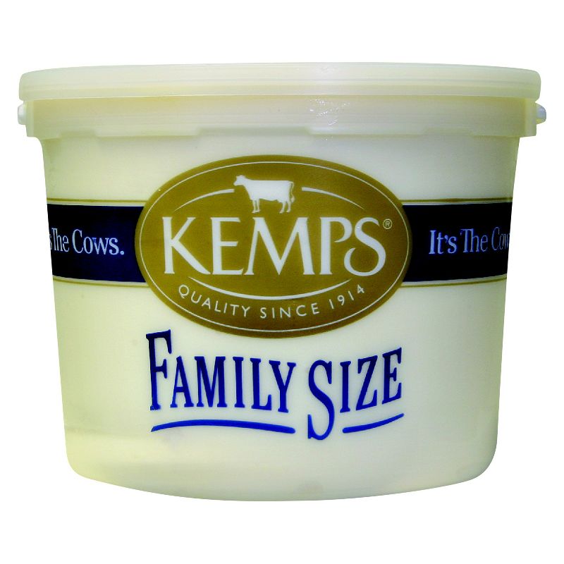 Kemps New York Vanilla Reduced Fat Ice Cream - 128oz
