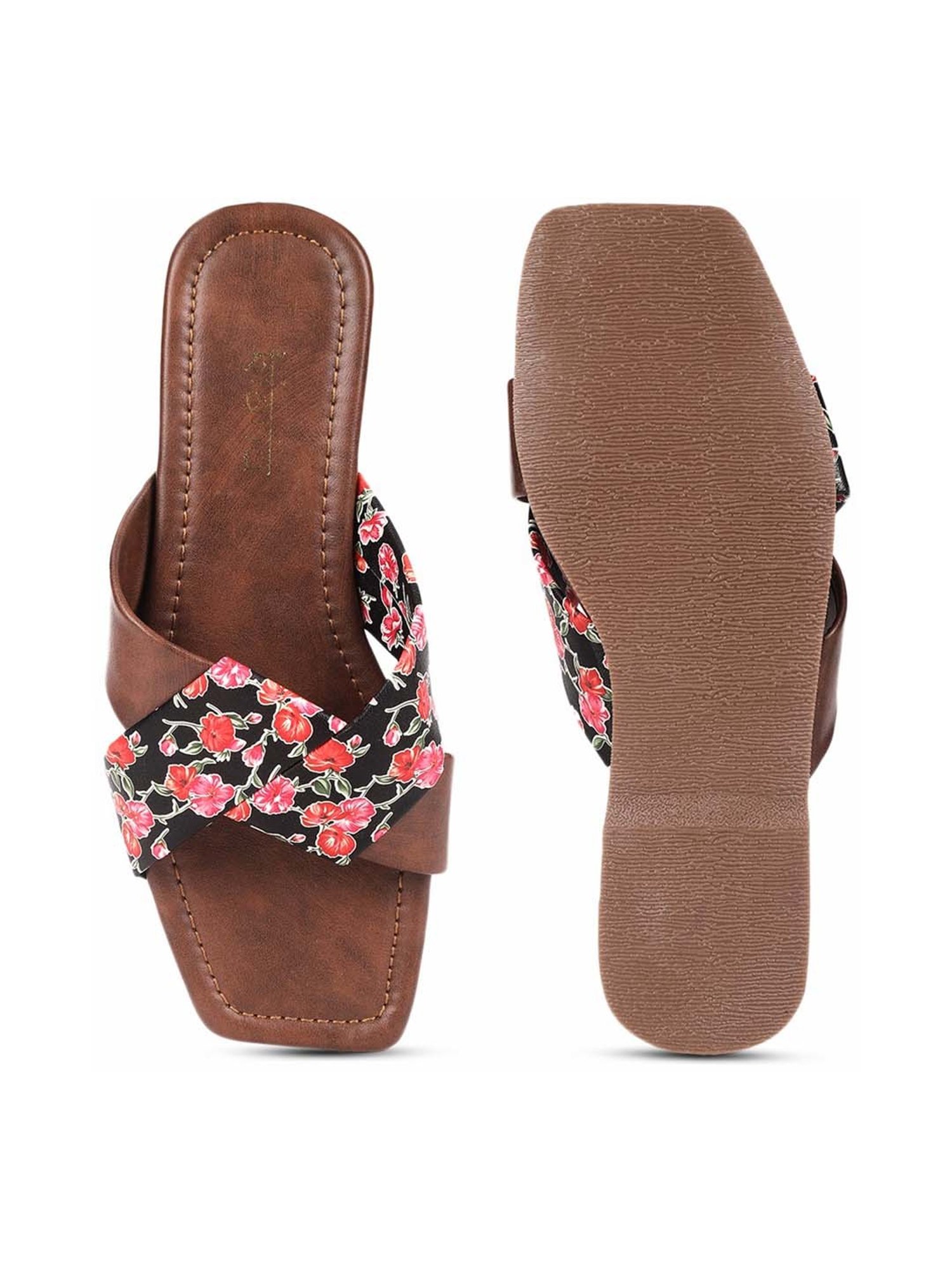 Kiana Women's Brown Casual Sandals