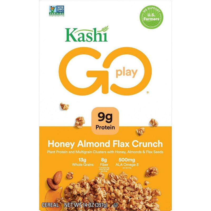 Kashi Golean Crunch! Honey Almond Flax Breakfast Cereal - 14oz