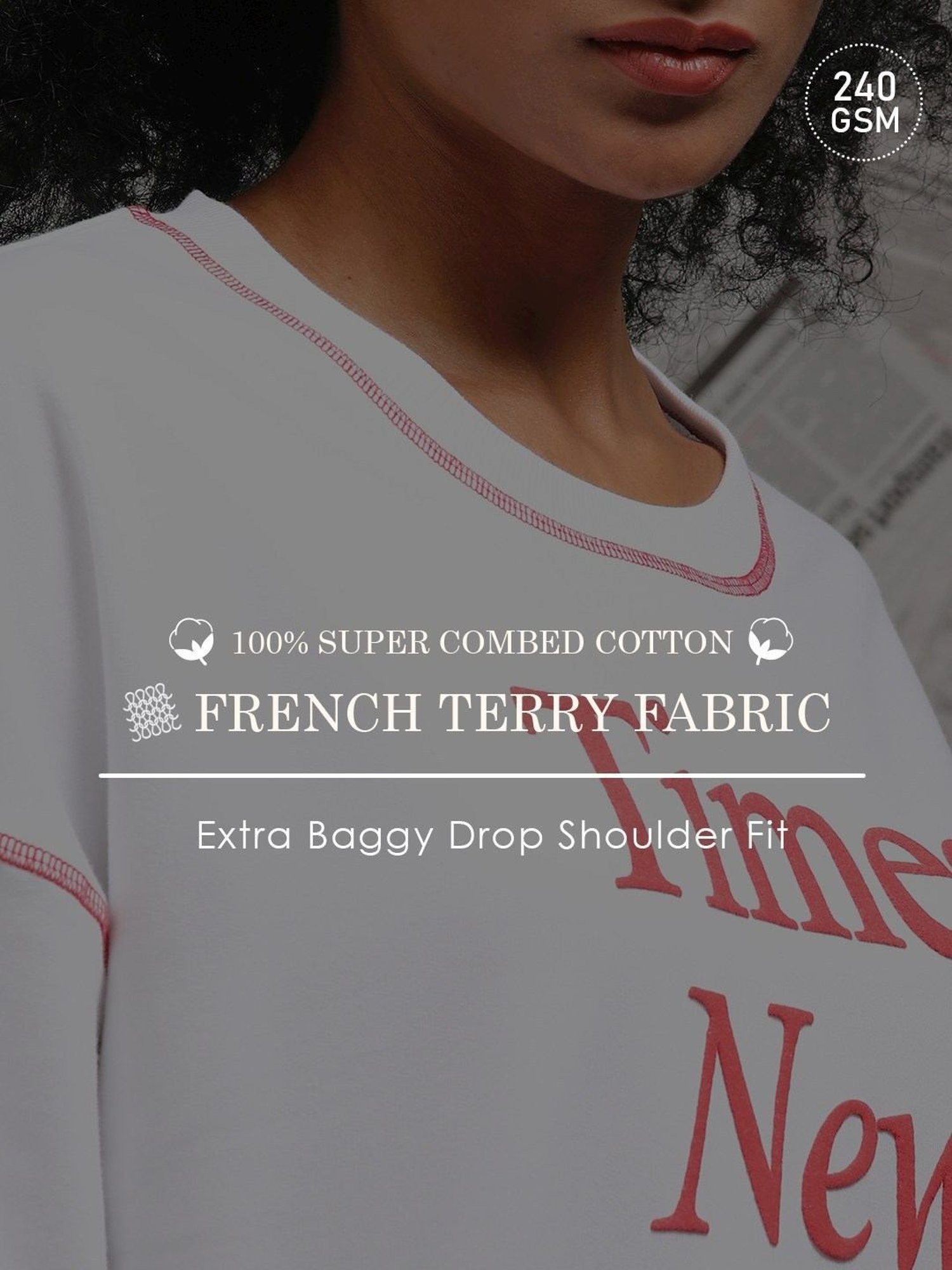 Difference Of Opinion White Loose Fit Printed Unisex T-Shirt