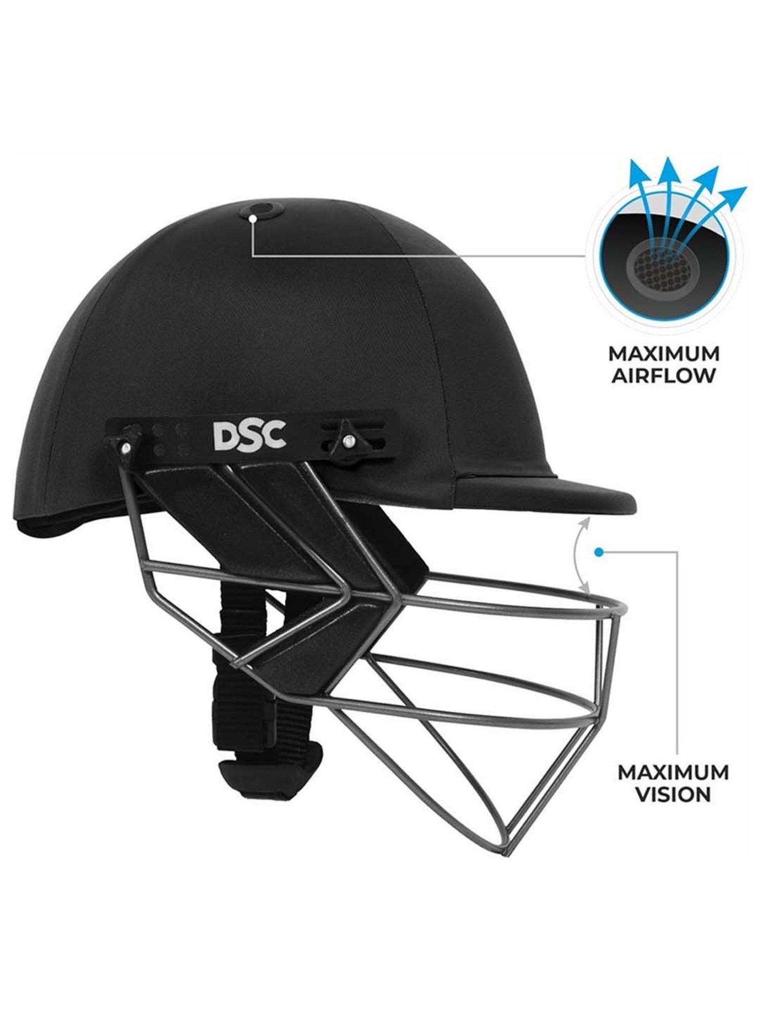 DSC Cricket Fort 44 Cricket Helmet Size - XL