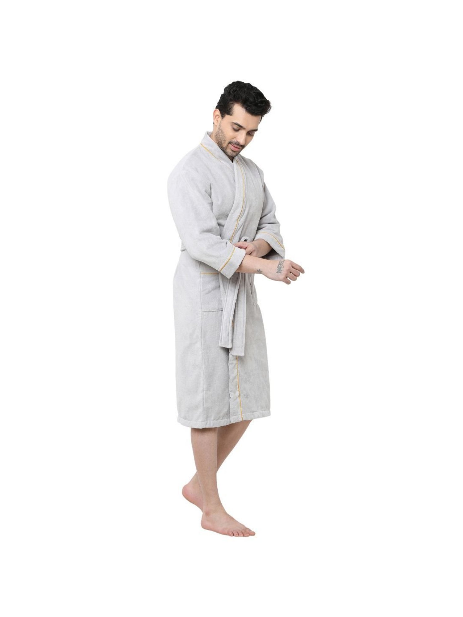 Spaces Exotica Solid Multicolor Cotton Bathrobes