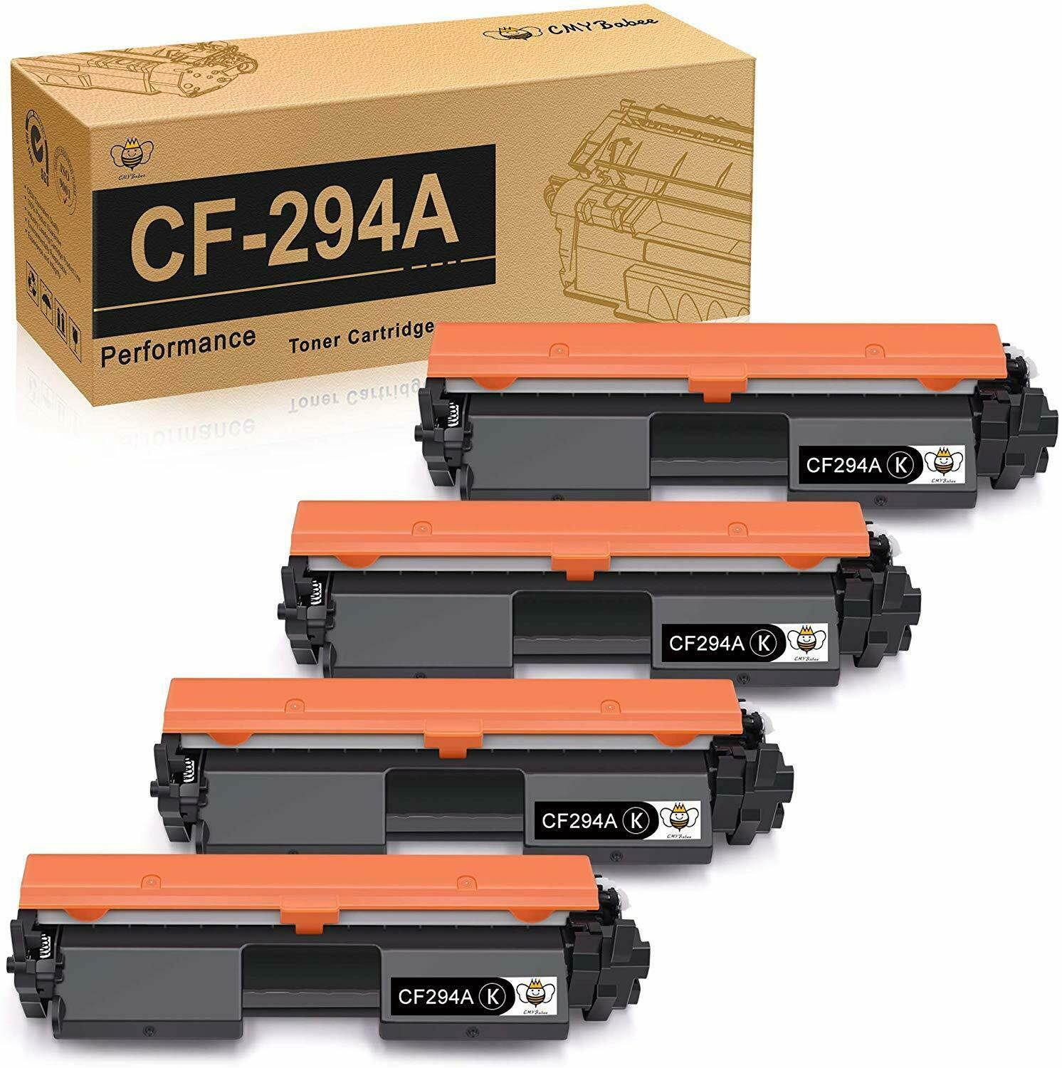 4PK CF294A 94A Toner Cartridge for HP LaserJet Pro M118dw MFP M148dw M148fdw