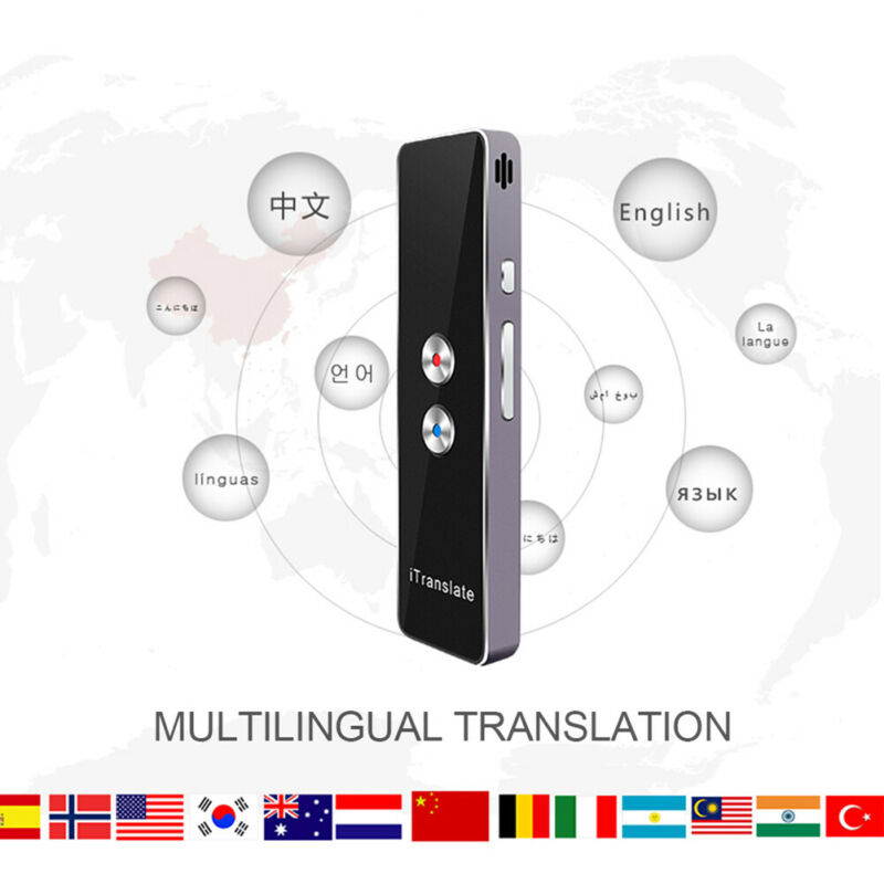 T8+ Translaty 2-Way Smart Instant Real Time Voice 40 Languages Translator