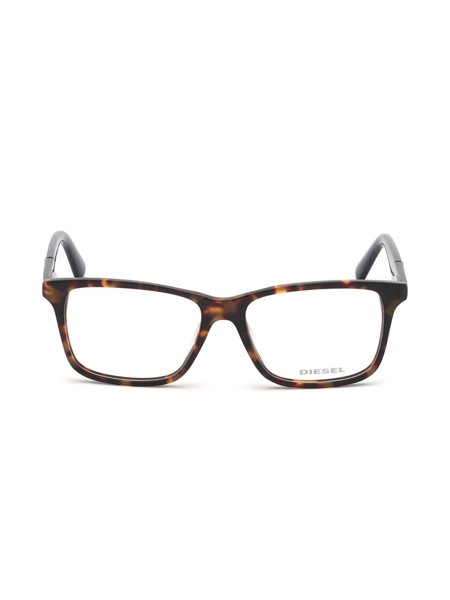 Diesel Brown Rectangular Eye Frames for Men