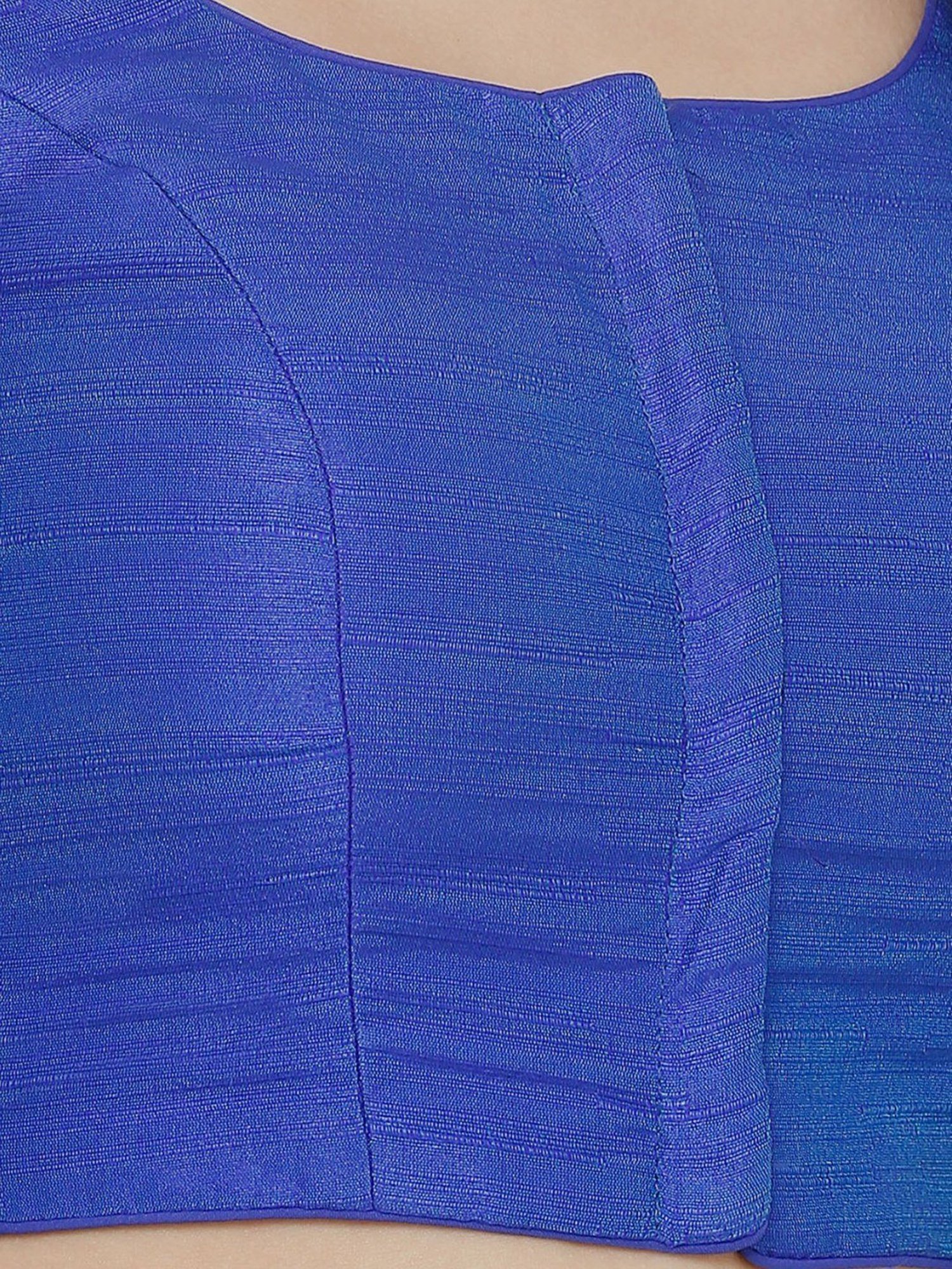 Salwar Studio Royal Blue Regular Fit Blouse