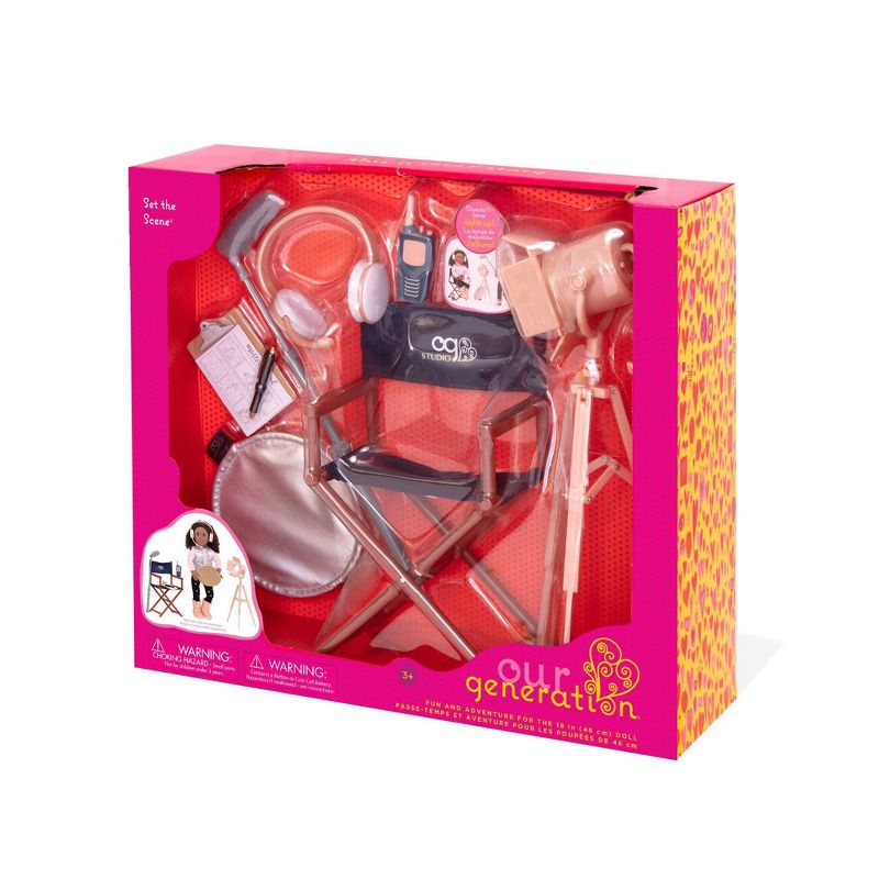 Our Generation Set the Scene Movie Accessory Set for 18" Dolls