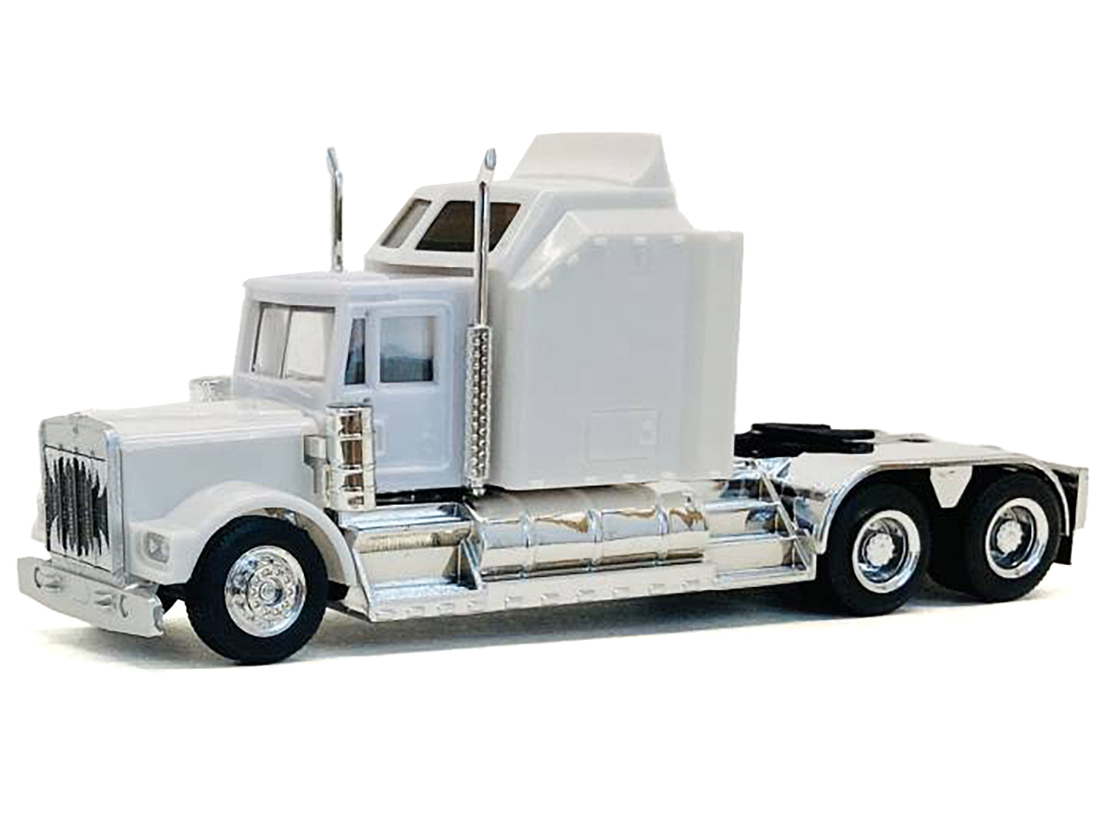 Kenworth T880 Winch Truck with Pinnacle Frac Tank Trailer White and Viper Red 1/34 Diecast Model by First Gear
