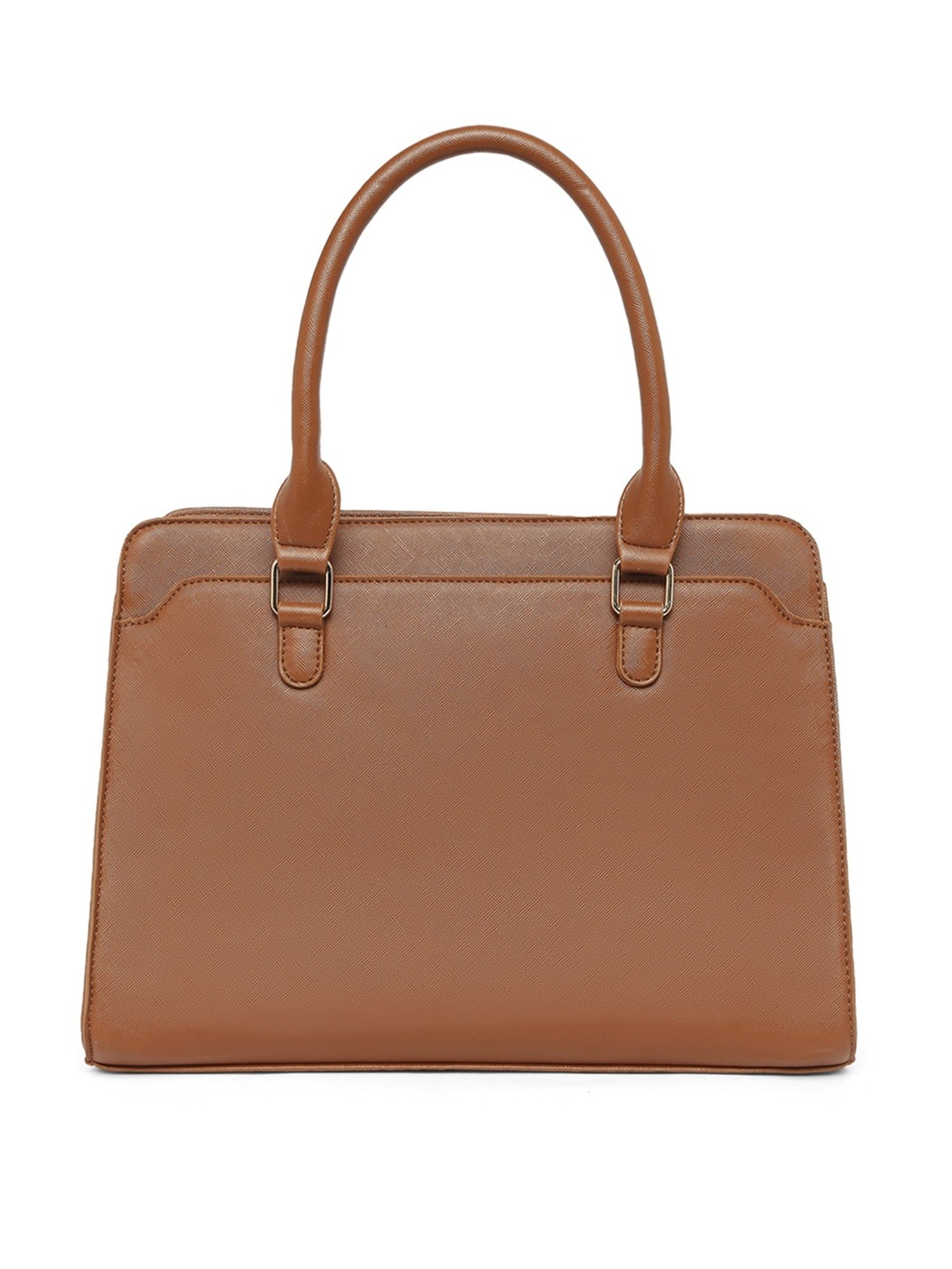 Tohl Avon Black Solid Medium Handbag