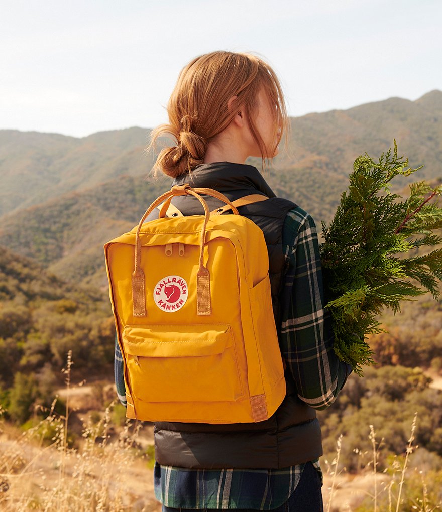 Fjallraven Kanken Water-Resistant Cotton Zipper Convertible Backpack
