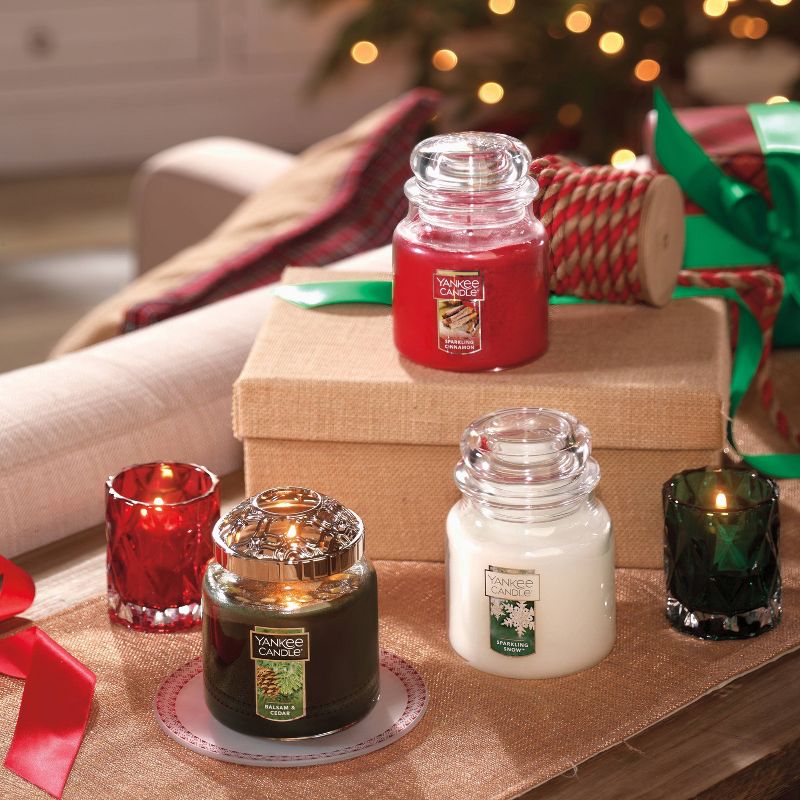 14.5oz Glass Jar Sparkling Cinnamon Candle - Yankee Candle