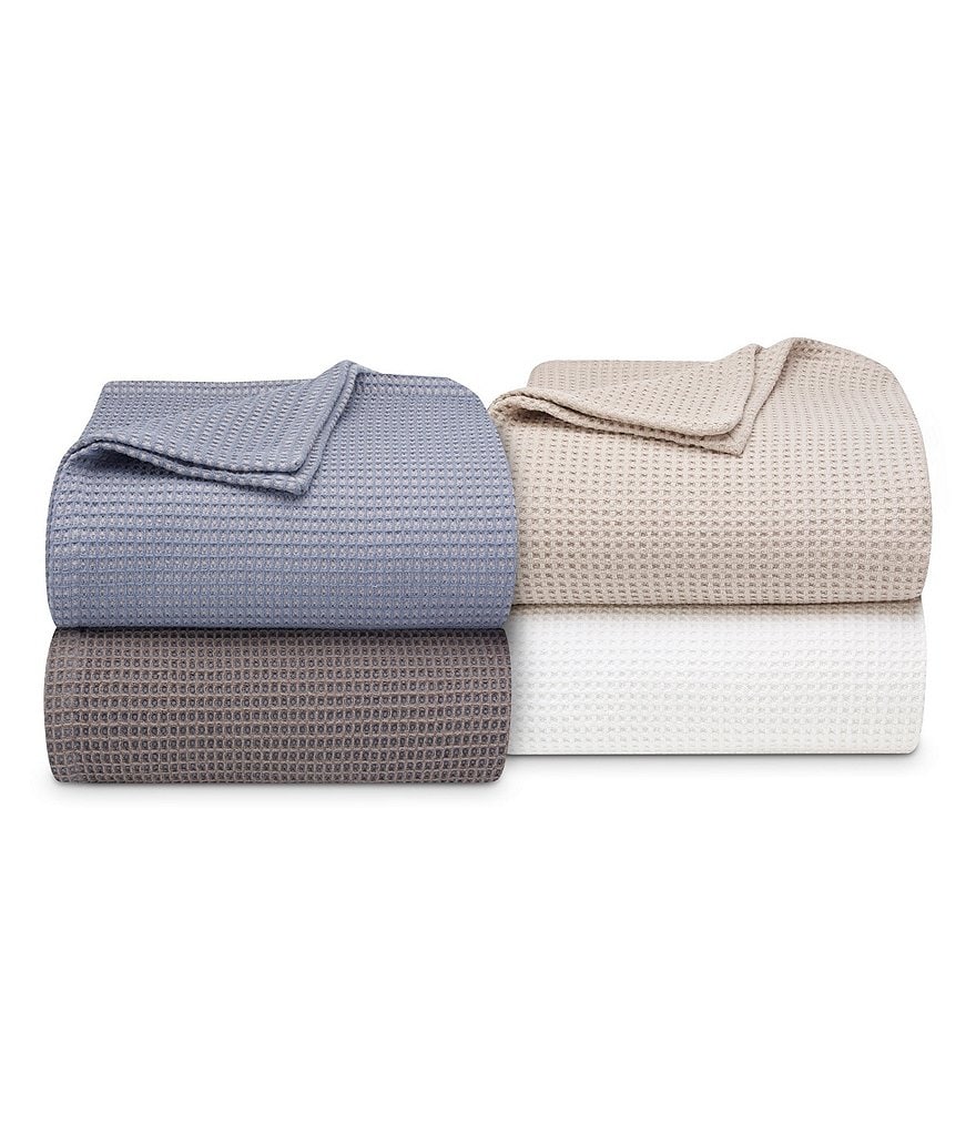 Vera Wang Waffle Weave Bed Blanket