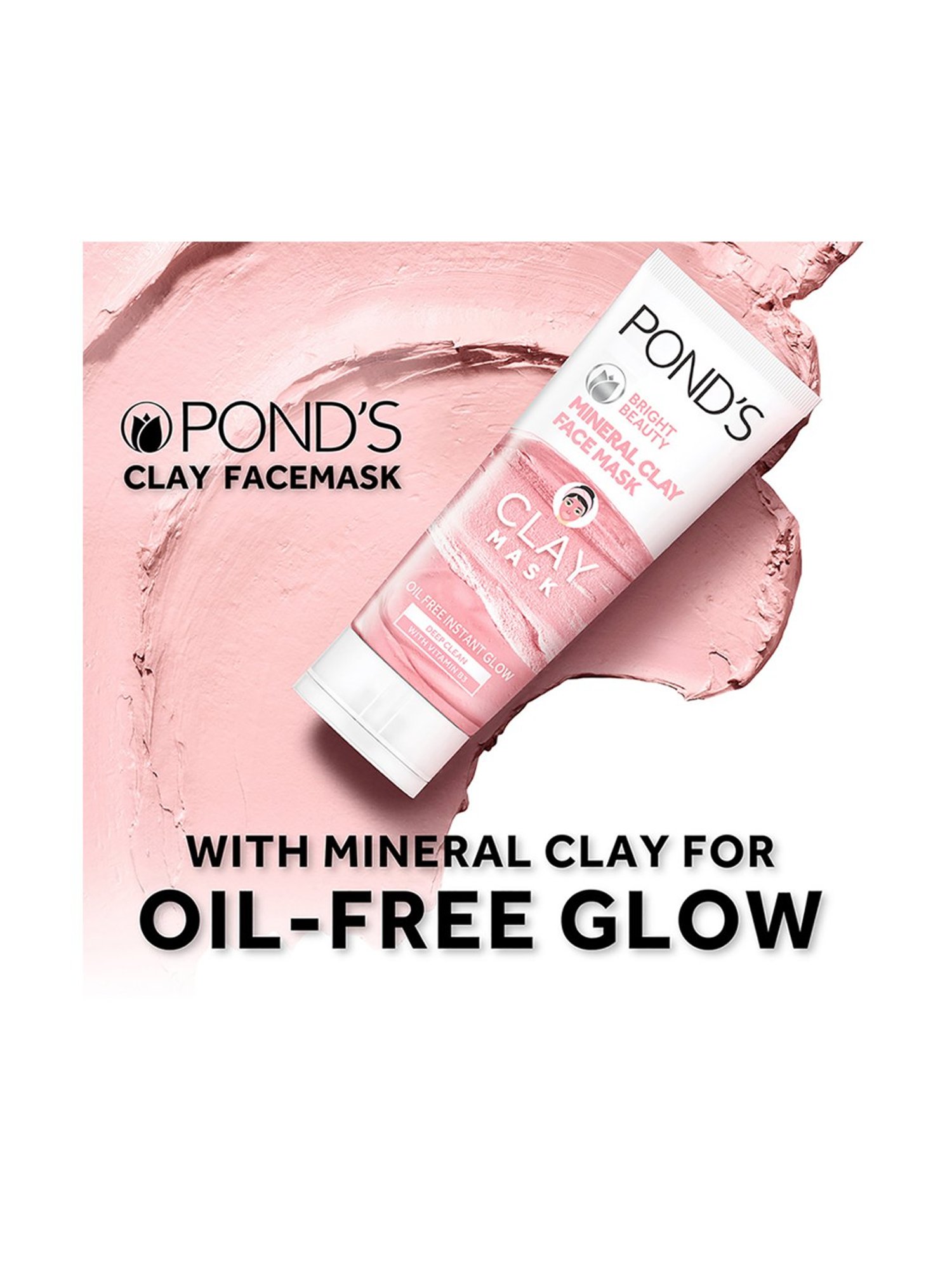 POND'S Bright Beauty Mineral Clay Face Mask - 90 gm