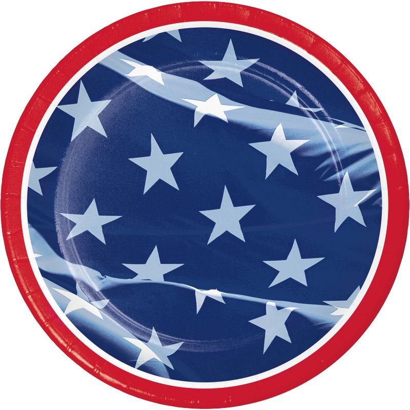 Waving Flag Fourth of July Deluxe Party Supplies Kit