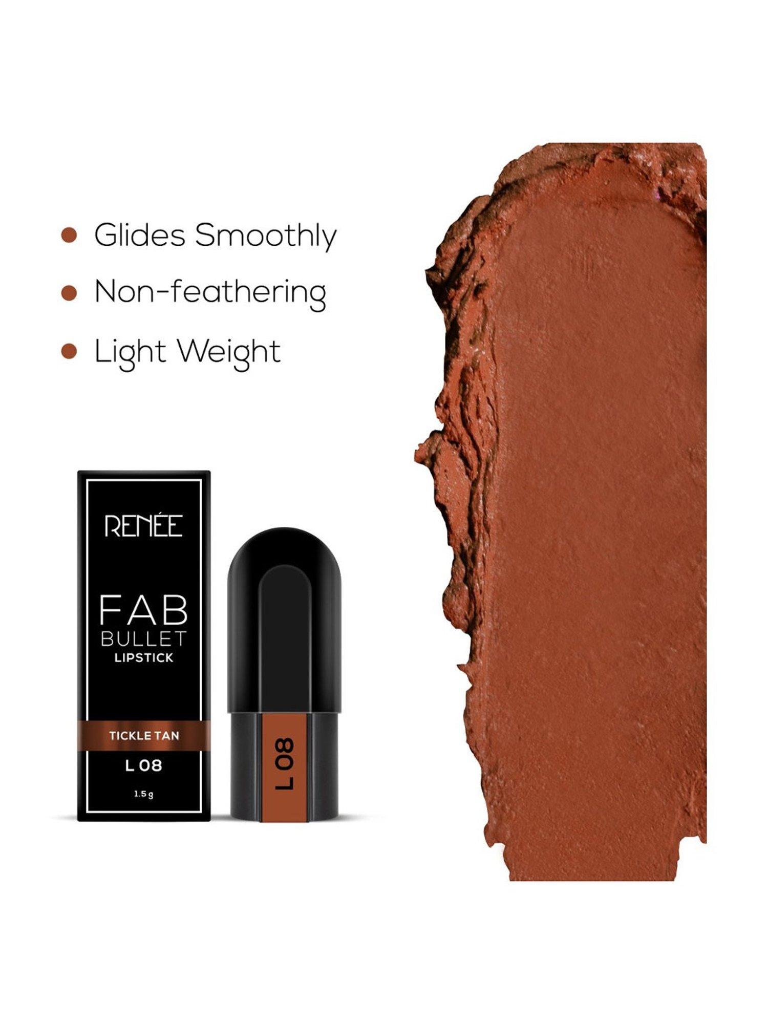 Renee Fab Bullet L 08 Tickle Tan - 1.5 gm
