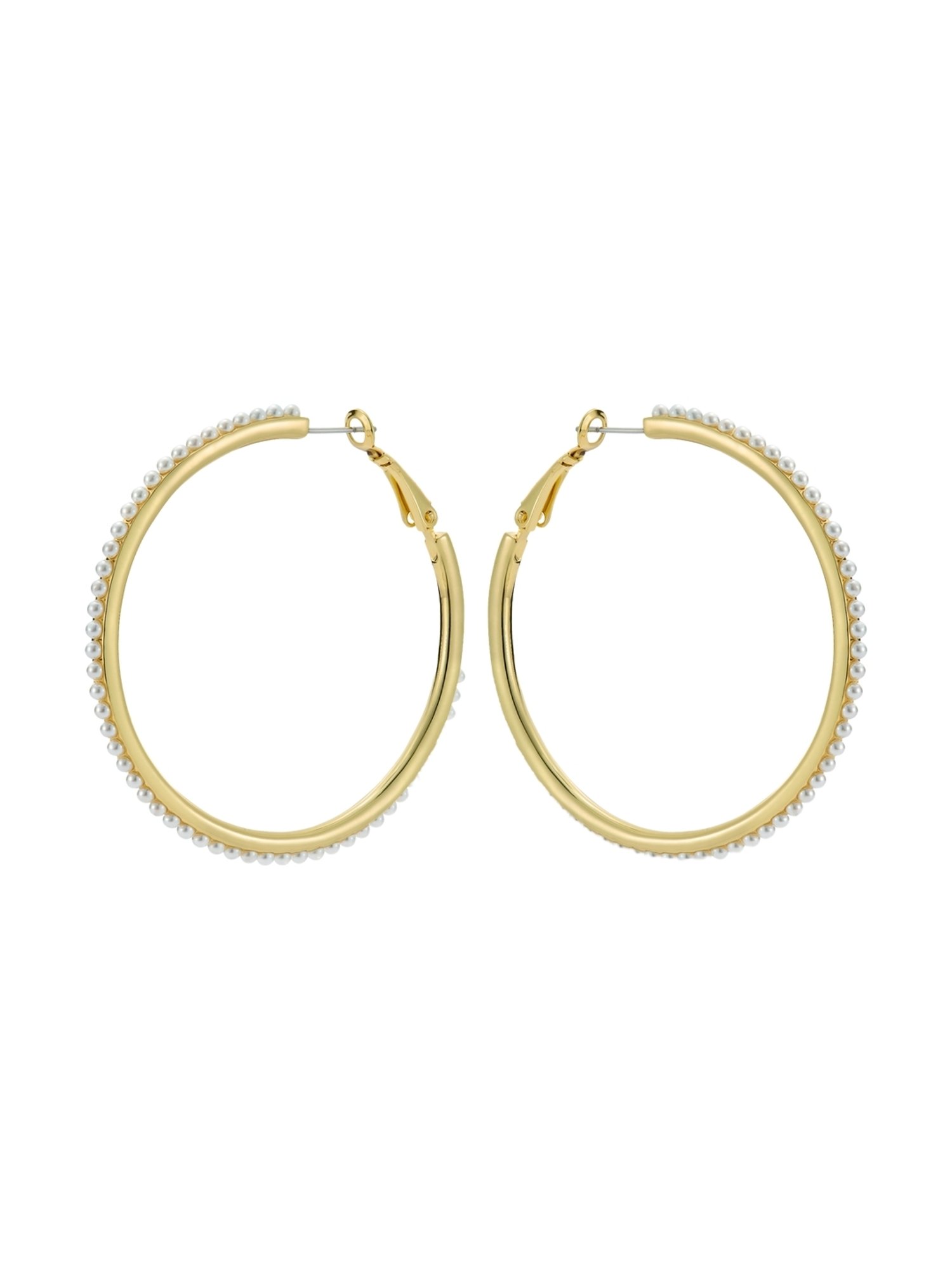Ted Baker Large Pearl Hoop Earrings for Women
