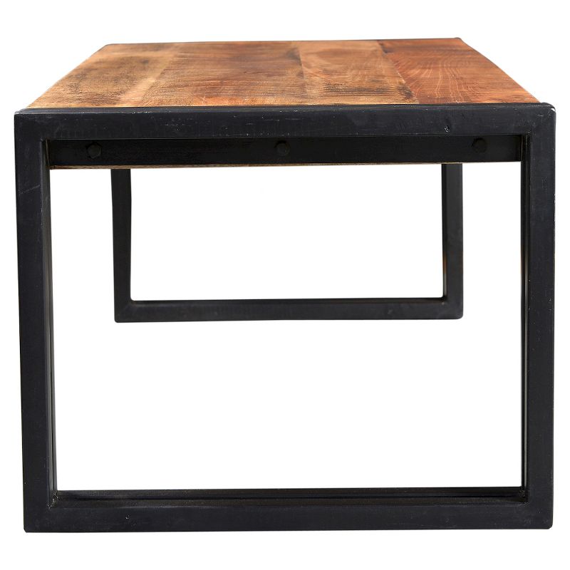 Handcrafted Reclaimed Wood Coffee Table Natural - Timbergirl