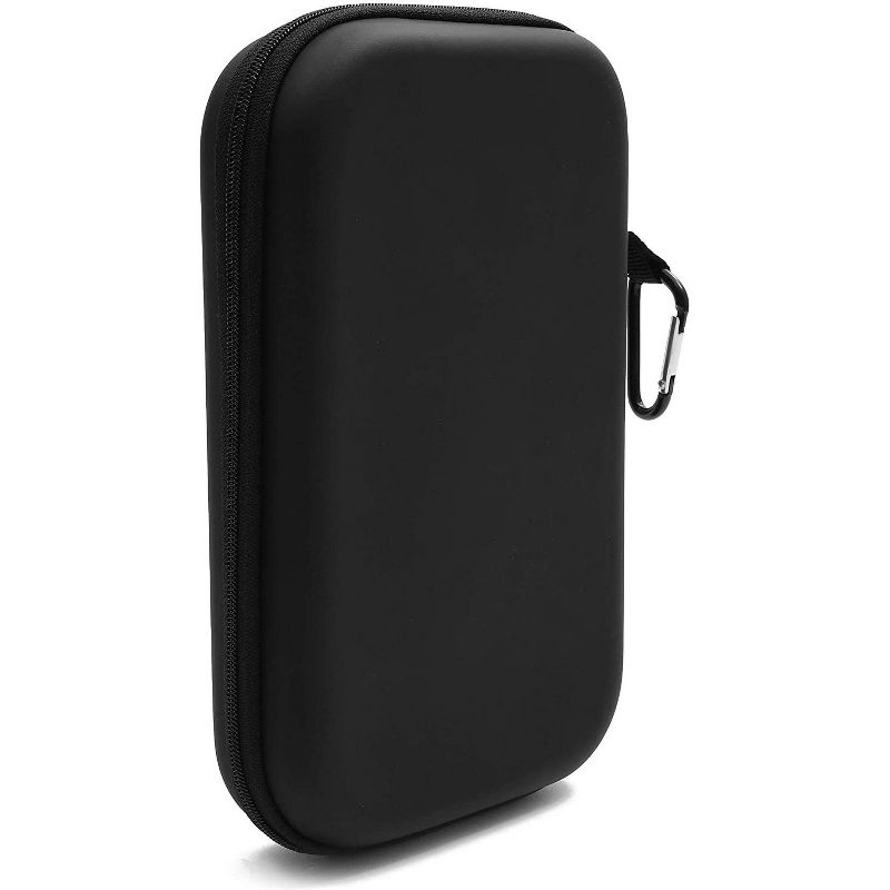 Electronics Travel Case, Waterproof Cable Organizer with Zipper, Portable Accessories Storage Bag for Cord, Charger, Power Bank, Hard Drive, Black