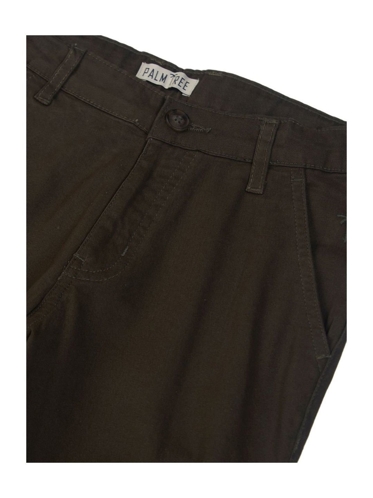 Fame Forever by Lifestyle Boys Tan Cotton Regular Fit Pants