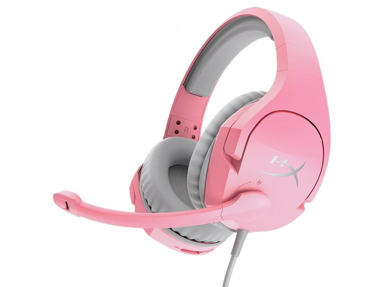 HyperX Cloud Stinger Head-mounted Gaming Headset with Noise Reduction Microphone for PC Game Console Cellphone Pink