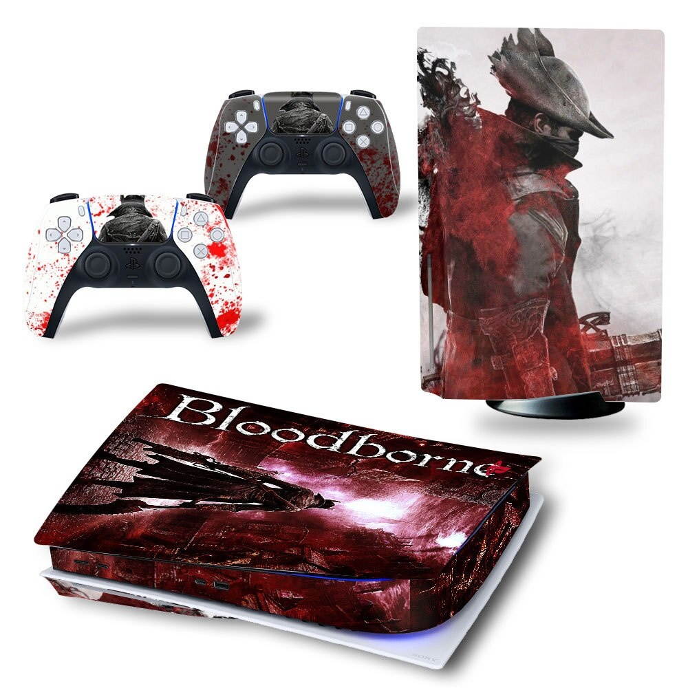 Decal Cover for Sony PlayStation 5 Console and 2 Controllers Whole Body Vinyl Skin Sticker for PS5 UHD Edition Game Accessories