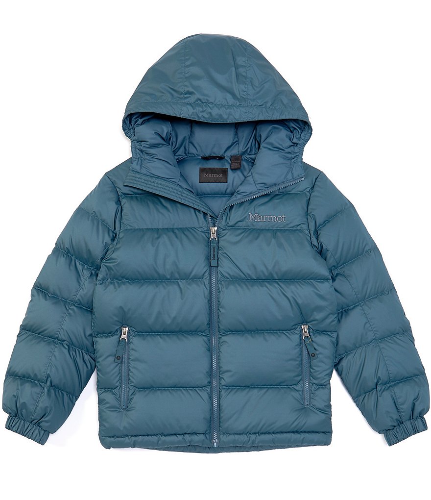 Marmot Big Boys 8-20 Stargazer Guides Down Hooded Puffer Jacket