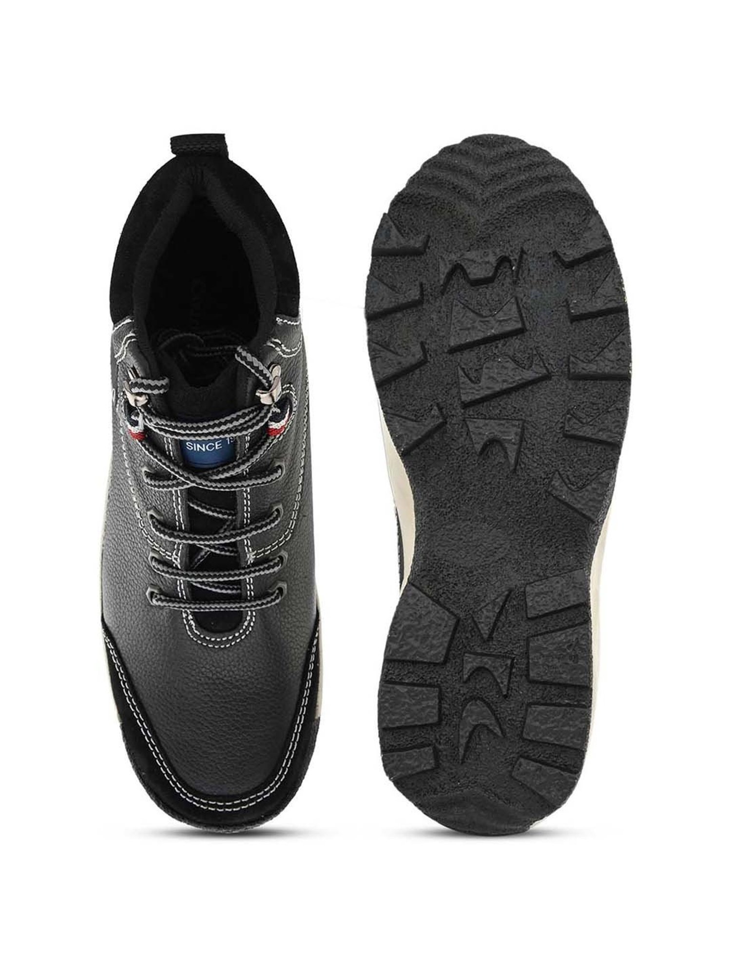 Carlo Romano Men's Black Casual Boots