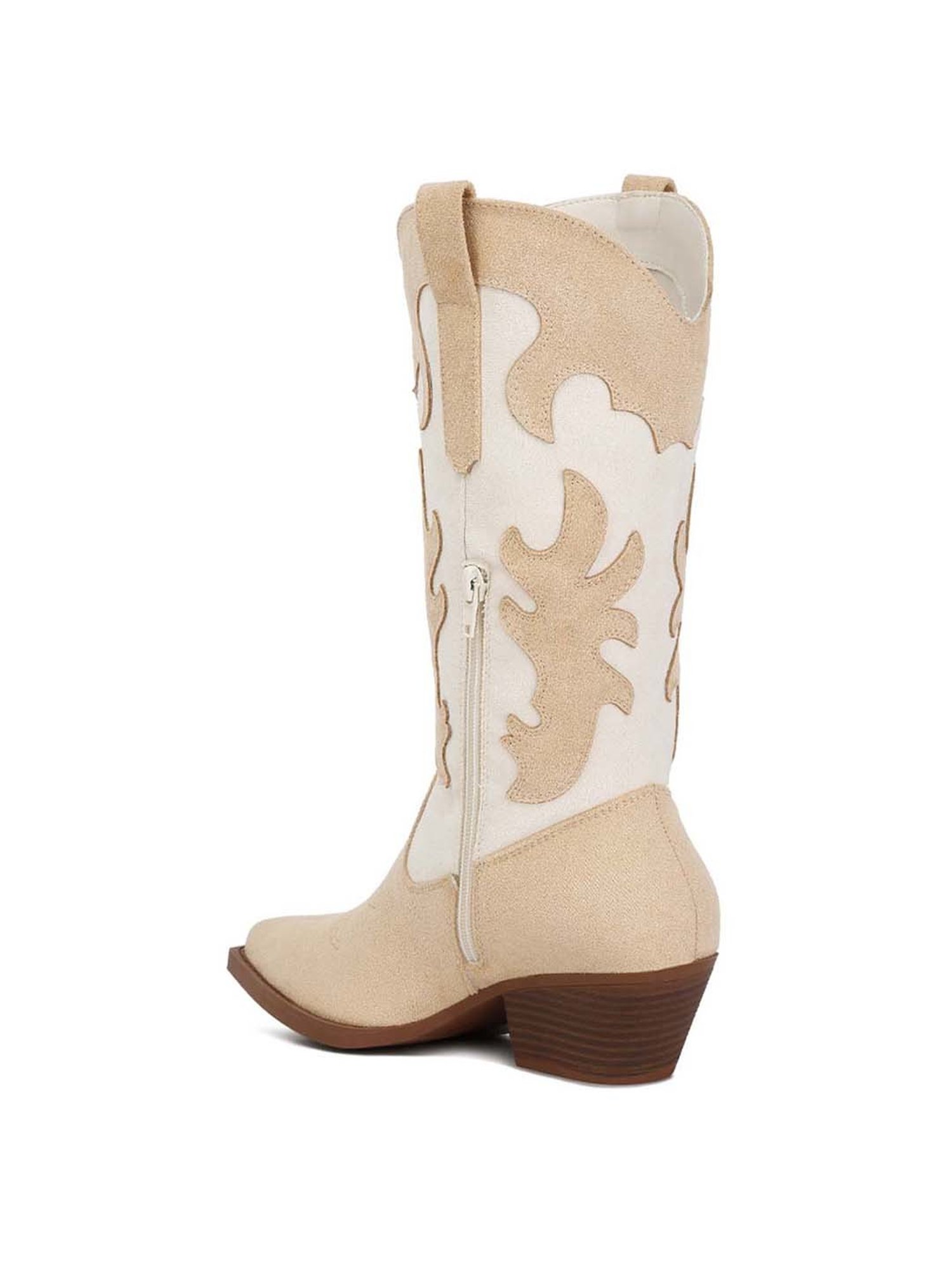 London Rag Women's Beige Cowboy Boots