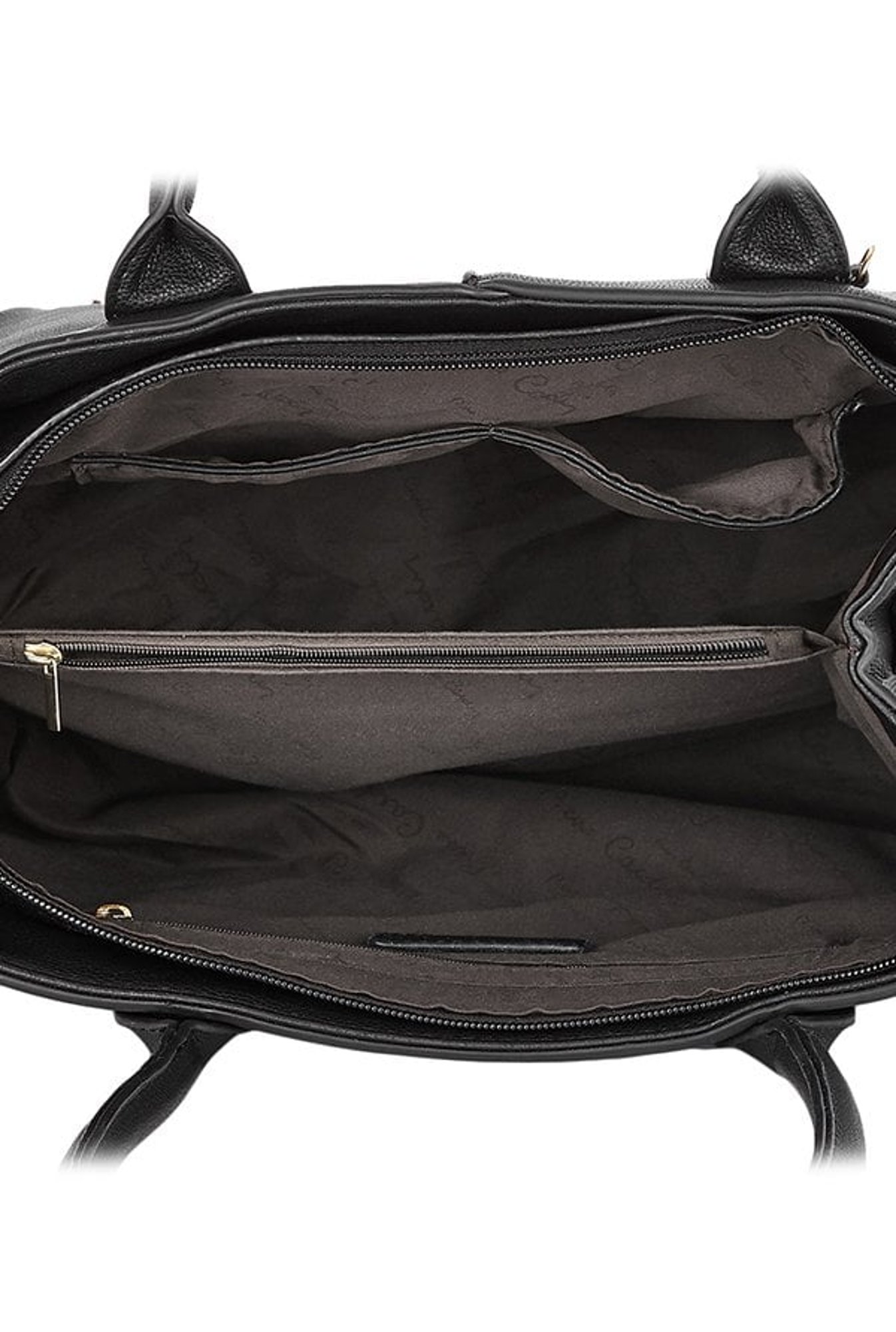 Pierre Cardin Black Solid Shoulder Handbag