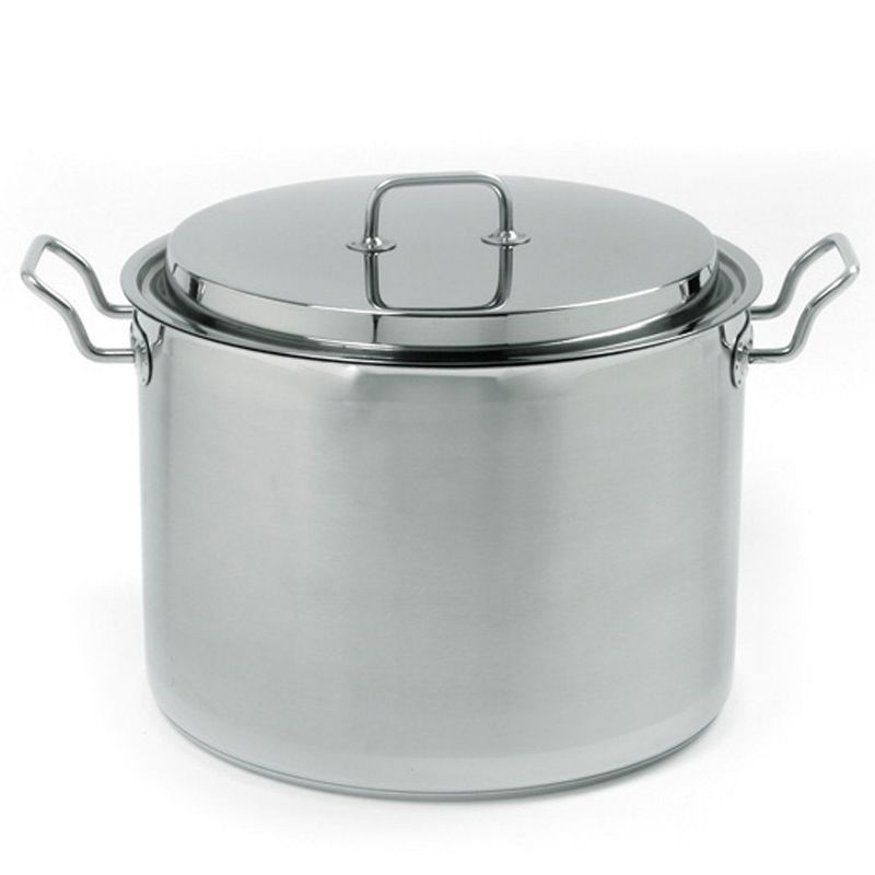 Norpro 657 Krona Stainless Steel 16 Quart Heat Cooking Stock Pot with Lid