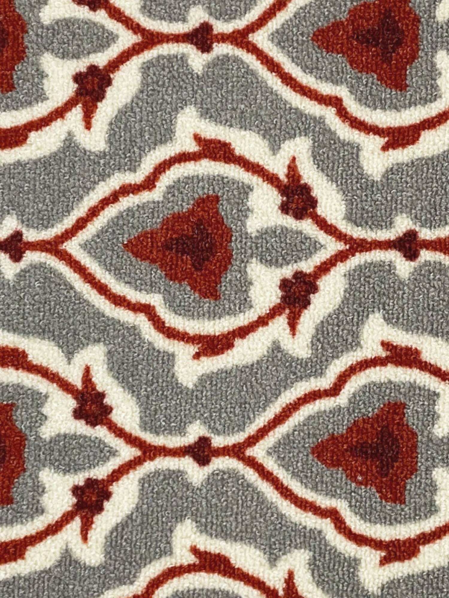 Spaces Printed Dark Grey Nylon Anti Skid