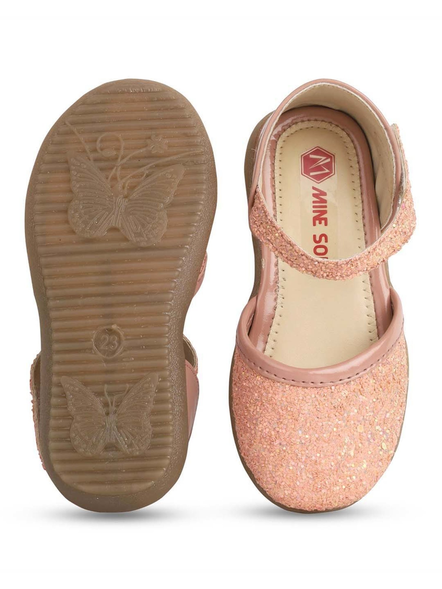 Minesole Kids Peach Casual Sandals