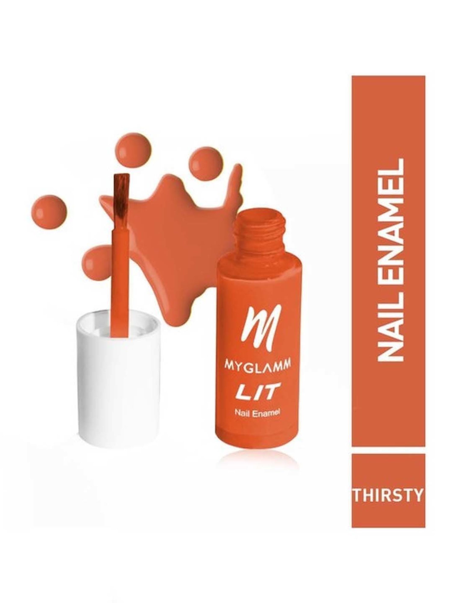 MyGlamm Lit Nail Enamel Thirsty - 7 ml