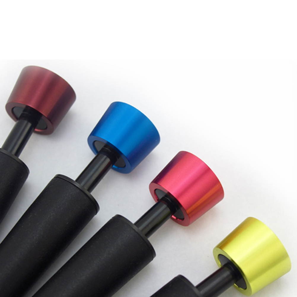 1 Pc Aluminum Head Silicone Red Wine Stopper Vacuum Wine Preservation Plug Reusable Champagne Saver Cap Wine Bottle Pour Spout Stopper Bar Accessories (Silver)