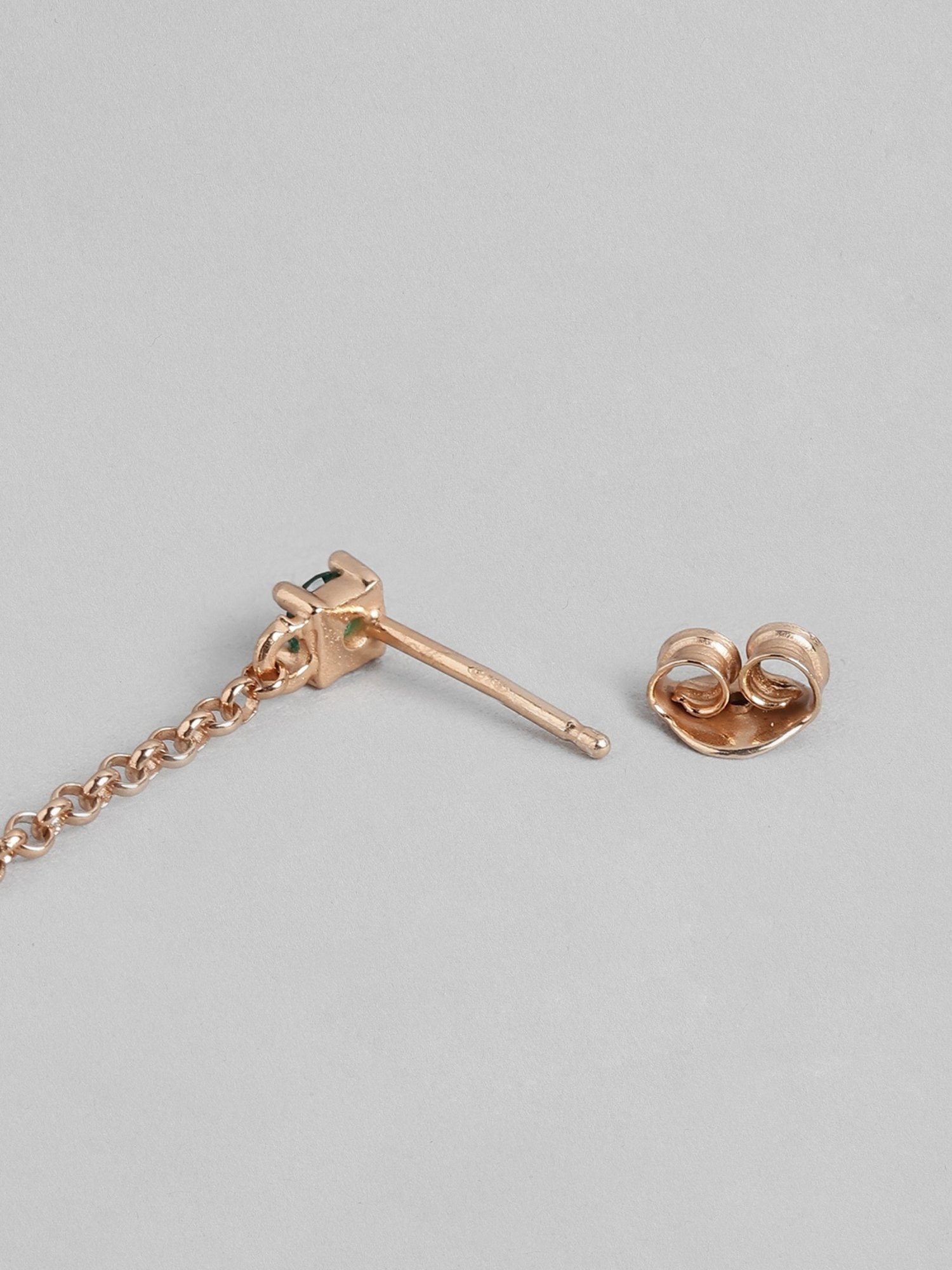 Zavya 92.5 Sterling Silver Floral Cascade Drop Earrings for Women