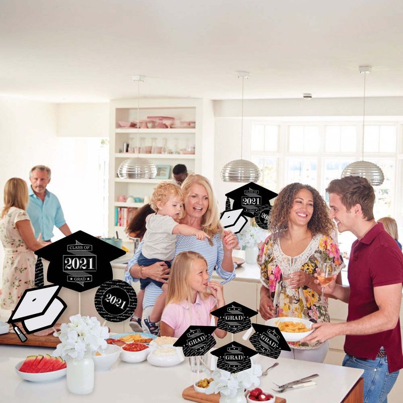 Big Dot of Happiness Senior Strong - Hanging Porch Class of 2021 Graduation Party Outdoor Decorations - Front Door Decor - 1 Piece Sign