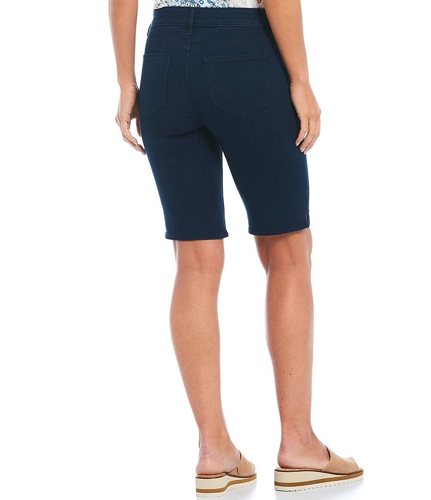 NYDJ Briella Side Seam Slit Hem Bermuda Shorts