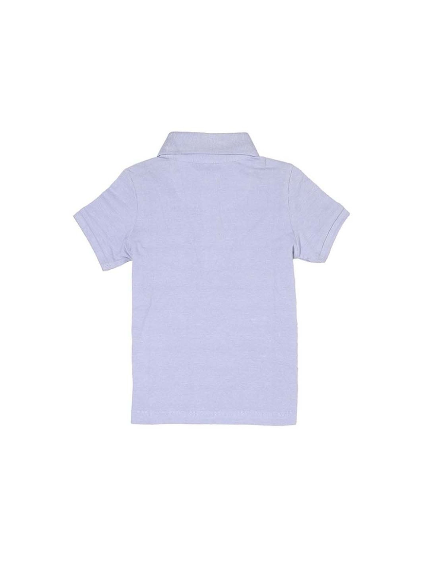 Mothercare Kids Blue Cotton Regular Fit Polo T-Shirt
