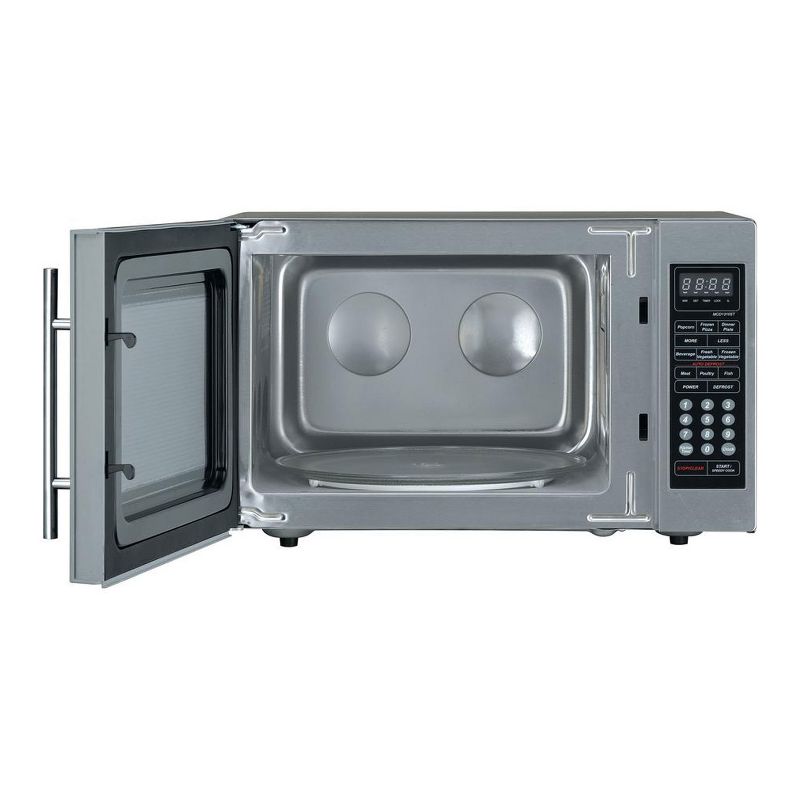 BLACK+DECKER 1.3 cu ft 1000 Watt Microwave Oven Black Stainless Steel