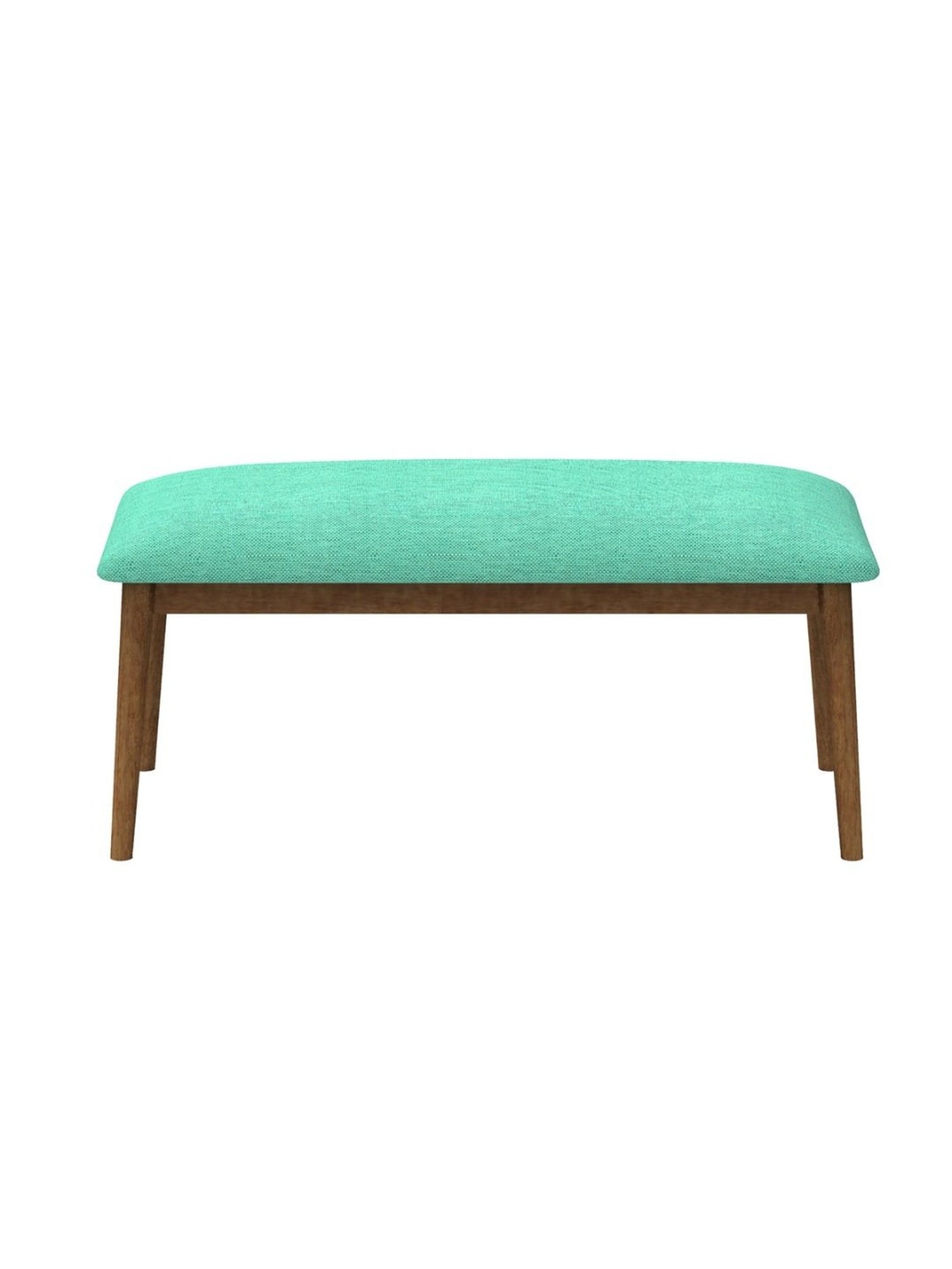 Chumbak Jodhpur Maldivian Solid Teal Blue Sheesham Wood Bench