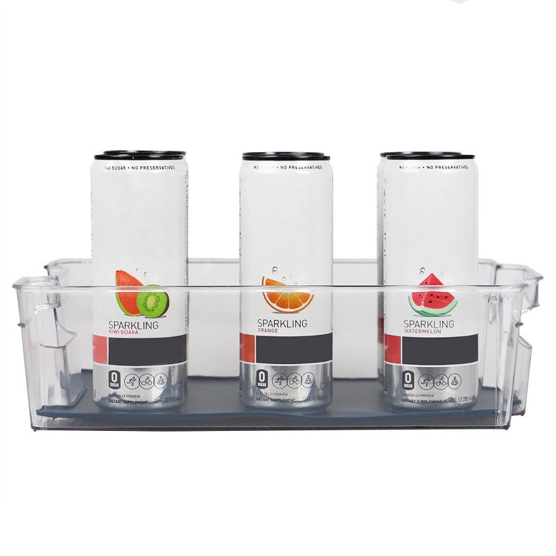 Michael Graves Design 12.5" x 8.25" Fridge Bin with Indigo Rubber Lining