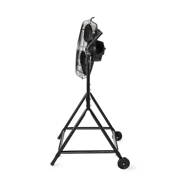 Air King 18" 1/6 HP 3-Speed Adjustable Height Floor Fan with Roll-About Stand